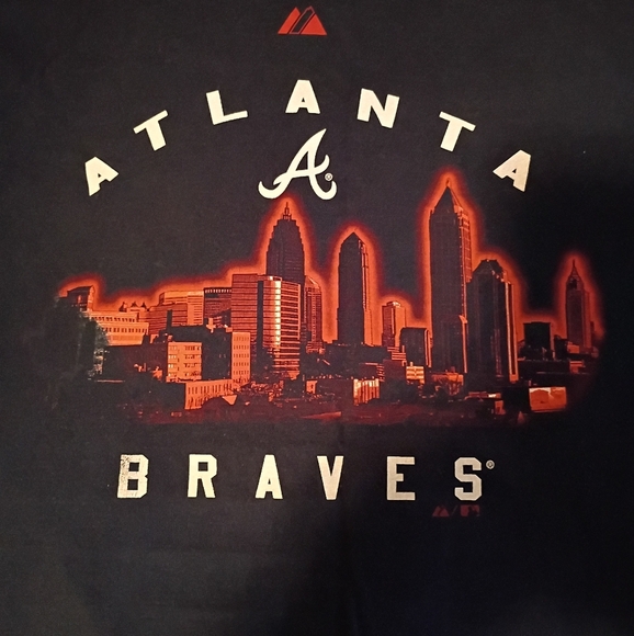 Majestic Atlanta Braves T-shirt Official Stadium Gear - Picture 3 of 3